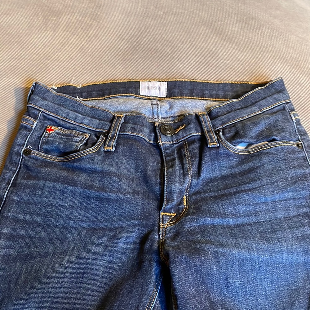 Blue low waist jeans